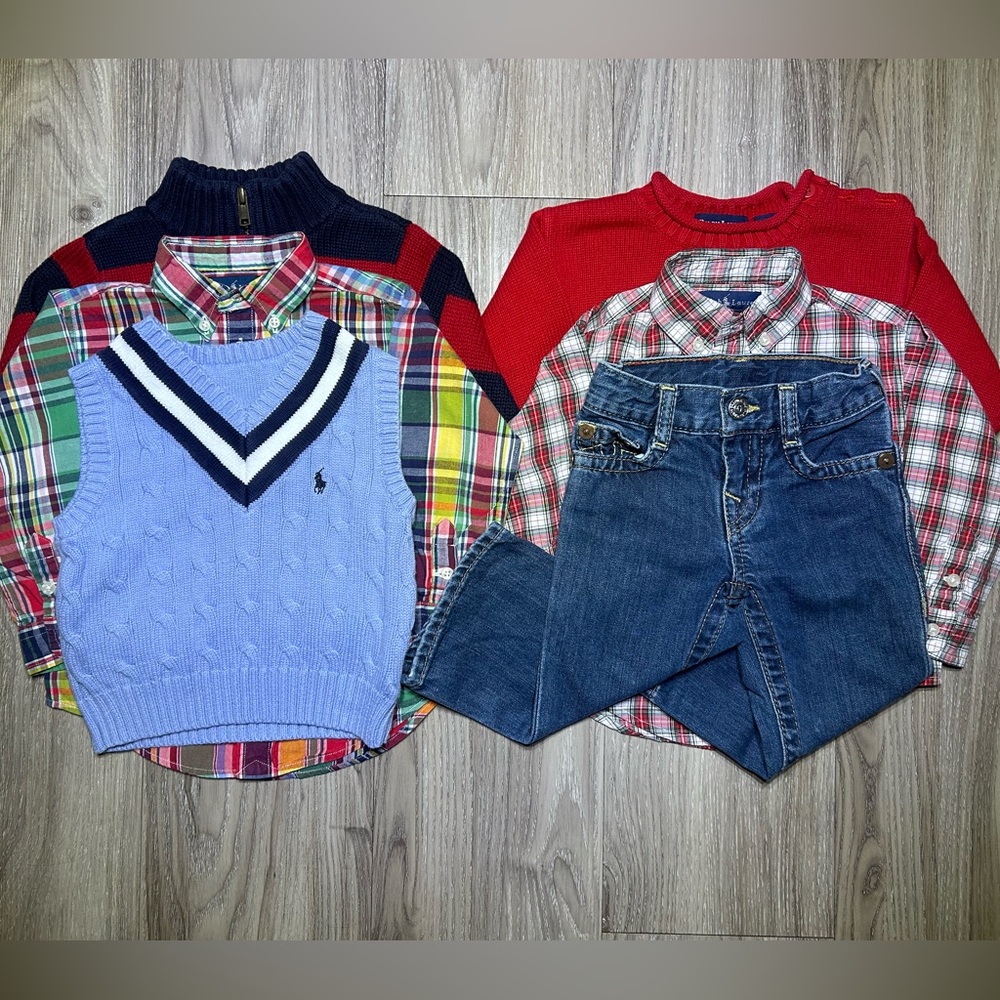 Lot of 6 boys clothes
